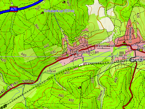 Garmin Mapsource TOPO Deutschland v2, Beispiel